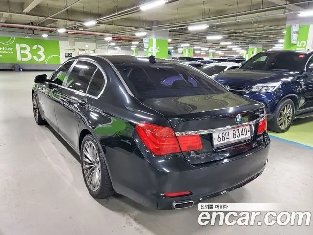 BMW 7 SERIES 2012 — 82 000 км, чёрный, Корея — под ключ — фото 3