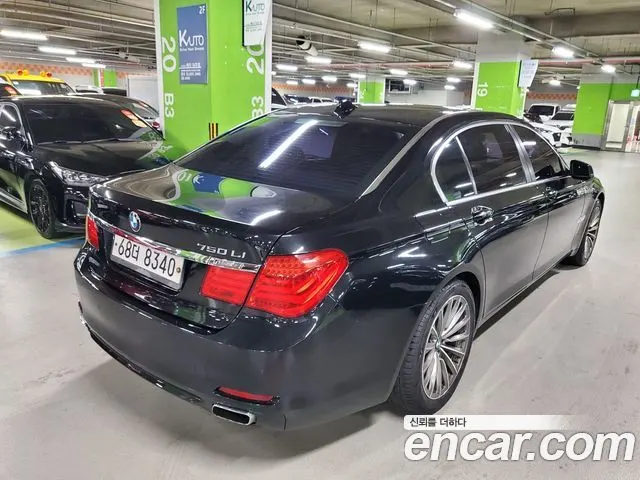 BMW 7 SERIES 2012 — 82 000 км, чёрный, Корея — под ключ — фото 5