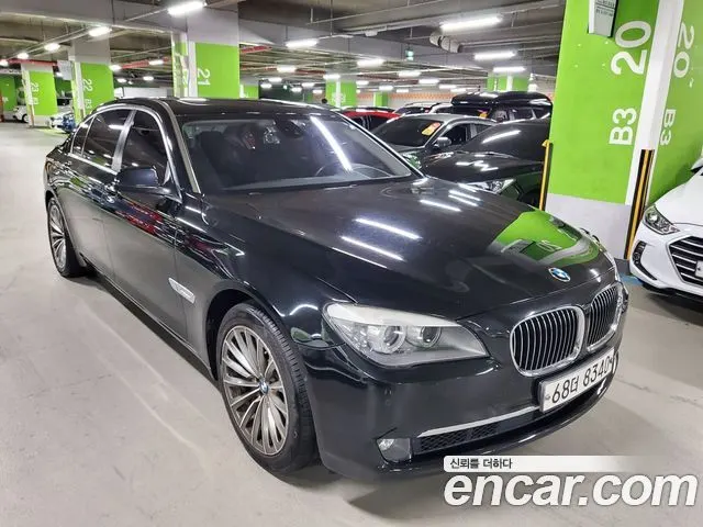 BMW 7 SERIES 2012 — 82 000 км, чёрный, Корея — под ключ — фото 6