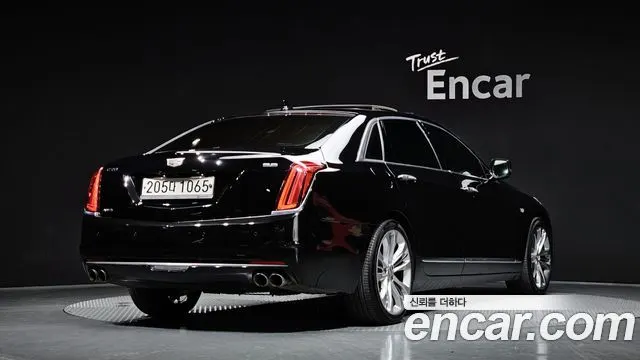 CADILLAC CT6 2018 — 96 632 км, чёрный, Корея — под ключ — фото 2