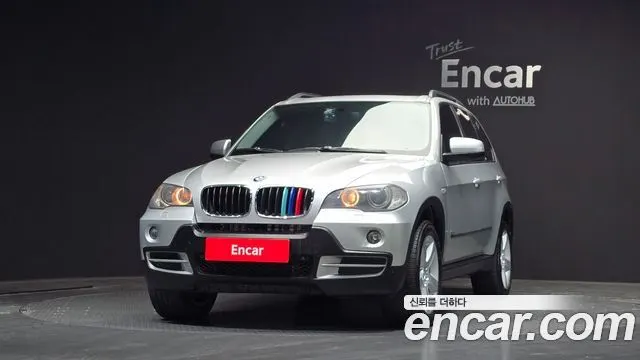 BMW X5 2007 — 215 349 км, серебристый, Корея — под ключ — фото 3