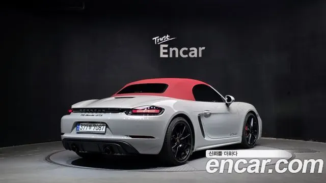 PORSCHE 718 BOXSTER 2024 — 12 628 км, серебристо-серый, Корея — под ключ — фото 2