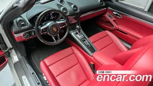 PORSCHE 718 BOXSTER 2024 — 12 628 км, серебристо-серый, Корея — под ключ — фото 7