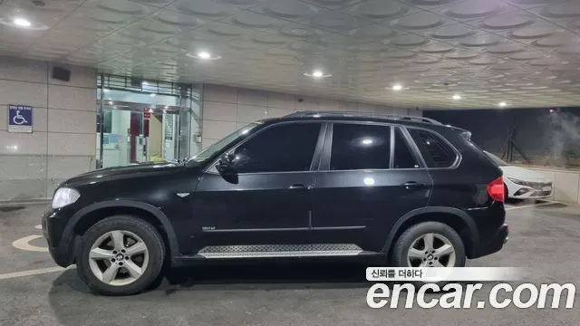 BMW X5 2007 — 180 000 км, чёрный, Корея — под ключ — фото 3
