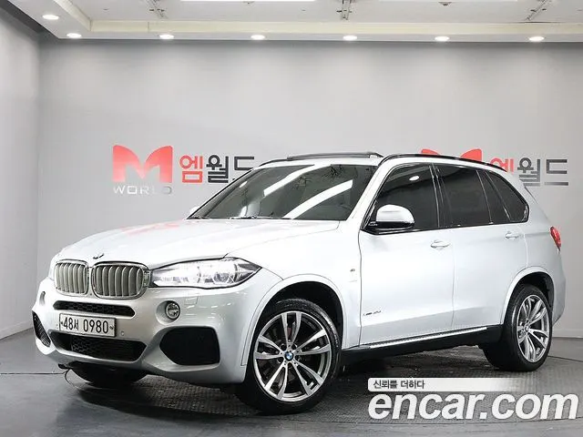 BMW X5 2016 — 154 684 км, серебристый, Корея — под ключ — фото 11