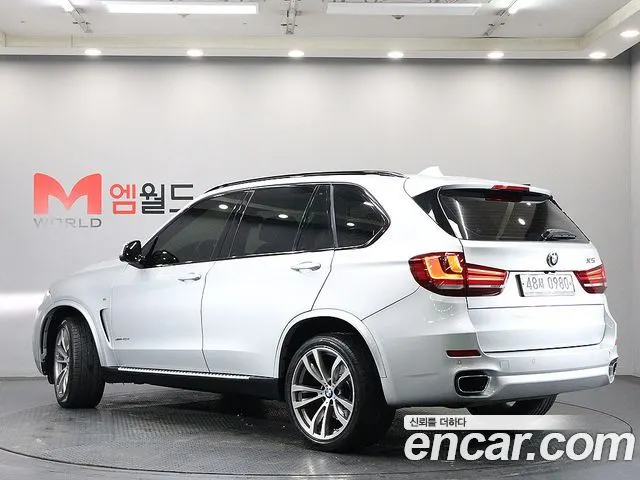 BMW X5 2016 — 154 684 км, серебристый, Корея — под ключ — фото 3