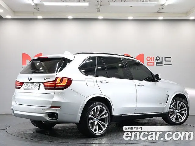 BMW X5 2016 — 154 684 км, серебристый, Корея — под ключ — фото 4