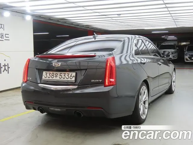CADILLAC ATS 2015 — 90 714 км, серый, Корея — под ключ — фото 4