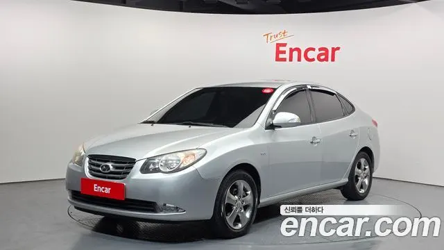 HYUNDAI AVANTE 2010 — 116 465 км, серебристо-серый, Корея — под ключ — фото 1