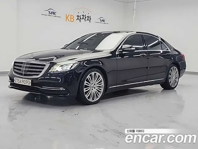 MERCEDES-BENZ S-CLASS W222 2019 — 108 249 км, чёрный, Корея — под ключ — фото 2