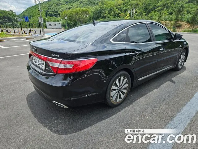 HYUNDAI GRANDEUR HYBRID 2016 — 154 000 км, чёрный, Корея — под ключ — фото 3