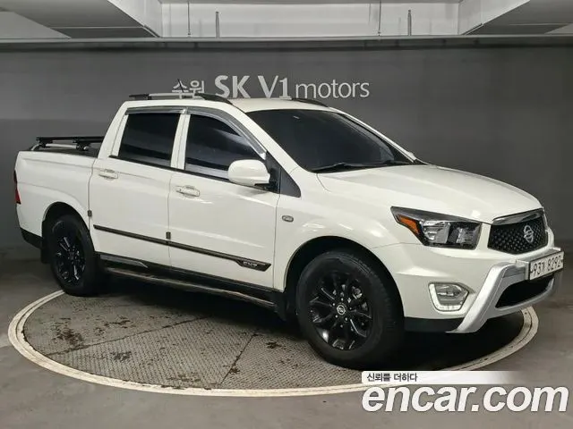 KGM KORANDO SPORTS 2016 — 113 914 км, белый, Корея — под ключ — фото 5