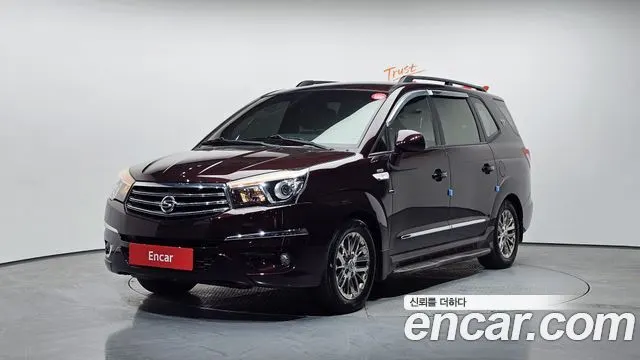 KGM KORANDO TURISMO 2014 — 191 347 км, бордовый, Корея — под ключ — фото 1