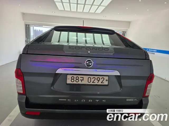 KGM KORANDO SPORTS 2017 — 201 818 км, серый, Корея — под ключ — фото 4