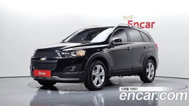 CHEVROLET CAPTIVA 2013 — 106 749 км, чёрный, Корея — под ключ — фото 1