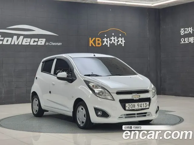 CHEVROLET SPARK 2014 — 68 982 км, белый, Корея — под ключ — фото 3