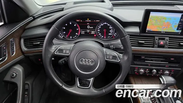 AUDI A6 2015 — 136 334 км, серебристо-серый, Корея — под ключ — фото 12