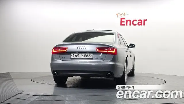 AUDI A6 2015 — 136 334 км, серебристо-серый, Корея — под ключ — фото 4