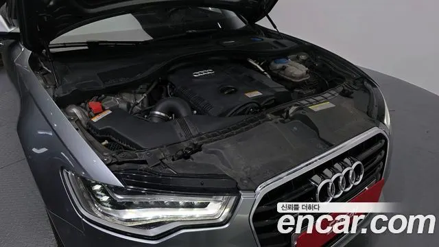 AUDI A6 2015 — 136 334 км, серебристо-серый, Корея — под ключ — фото 6
