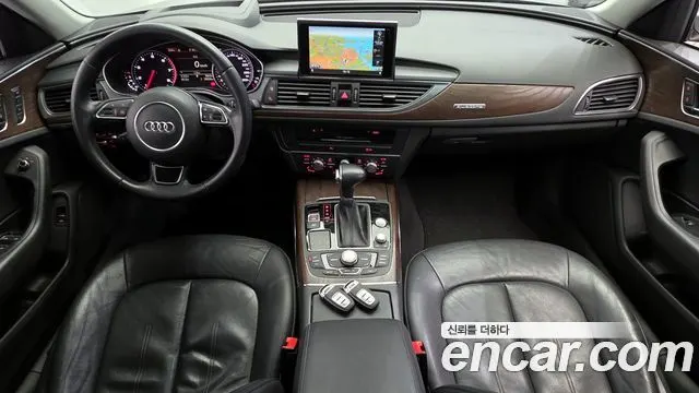 AUDI A6 2015 — 136 334 км, серебристо-серый, Корея — под ключ — фото 7
