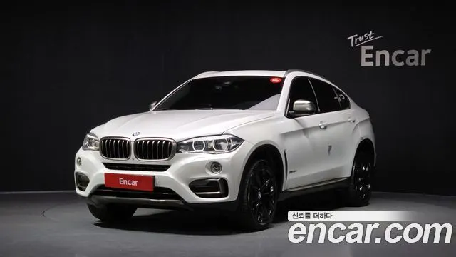 BMW X6 2016 — 147 031 км, белый, Корея — под ключ — фото 1