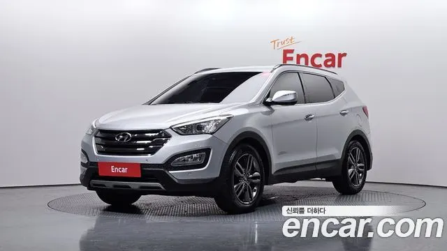 HYUNDAI SANTA FE 2013 — 149 893 км, серебристый, Корея — под ключ — фото 1