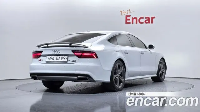 AUDI A7 2016 — 126 852 км, белый, Корея — под ключ — фото 2