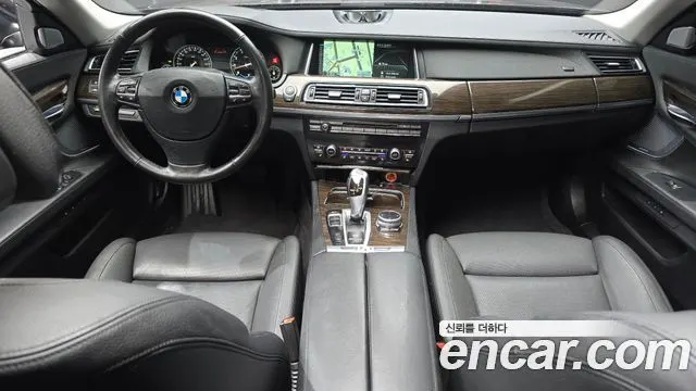BMW 7 SERIES 2014 — 146 618 км, чёрный, Корея — под ключ — фото 7