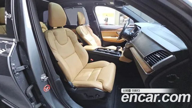 VOLVO XC90 2017 — 138 140 км, серебристо-серый, Корея — под ключ — фото 11