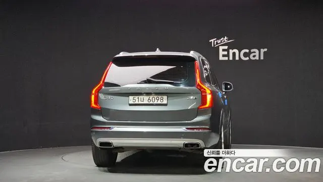 VOLVO XC90 2017 — 138 140 км, серебристо-серый, Корея — под ключ — фото 4