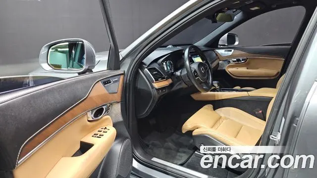 VOLVO XC90 2017 — 138 140 км, серебристо-серый, Корея — под ключ — фото 10