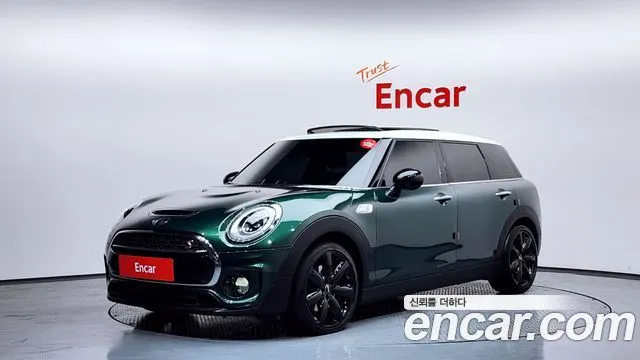 MINI COOPER S CLUBMAN 2016 — 134 356 км, зелёный, Корея — под ключ — фото 1
