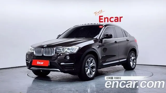 BMW X4 2016 — 99 212 км, коричневый, Корея — под ключ — фото 1