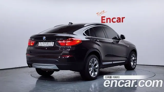 BMW X4 2016 — 99 212 км, коричневый, Корея — под ключ — фото 2