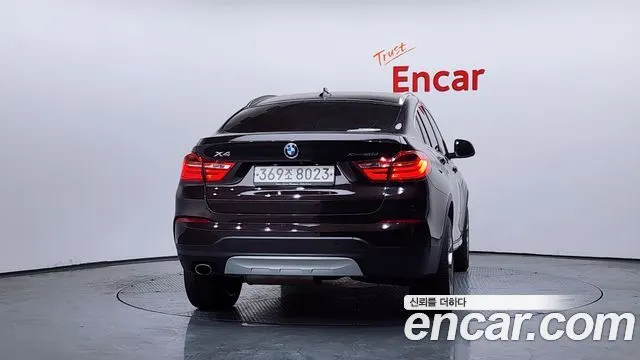 BMW X4 2016 — 99 212 км, коричневый, Корея — под ключ — фото 4