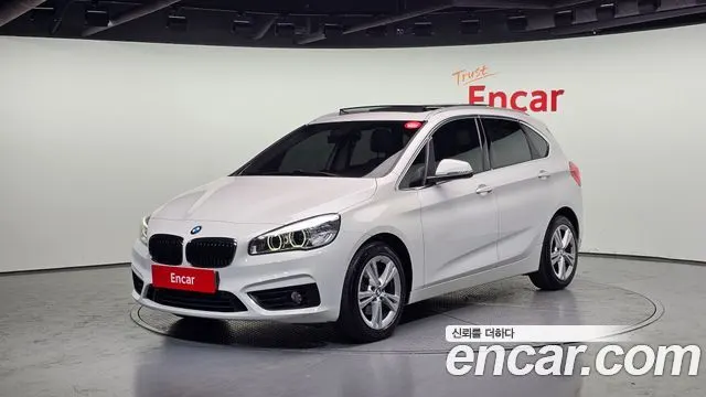 BMW 2 SERIES ACTIVE TOURER 2016 — 132 115 км, белый, Корея — под ключ — фото 1