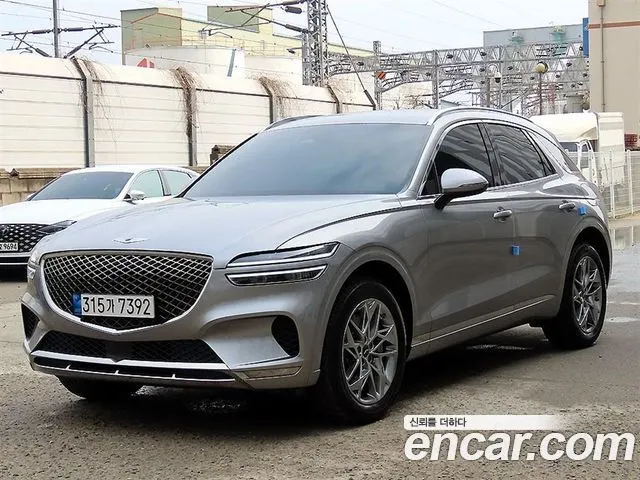 GENESIS GV70 2023 — 45 842 км, серебристо-серый, Корея — под ключ — фото 2