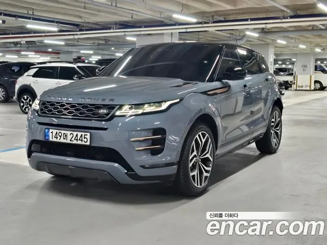LAND ROVER RANGE ROVER EVOQUE (2 ПОК.) 2020 — 50 606 км, серебристо-серый, Корея — под ключ — фото 1