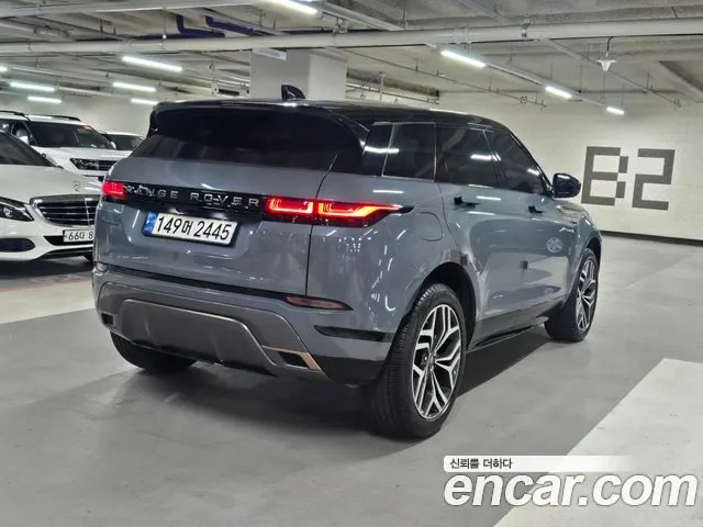 LAND ROVER RANGE ROVER EVOQUE (2 ПОК.) 2020 — 50 606 км, серебристо-серый, Корея — под ключ — фото 2