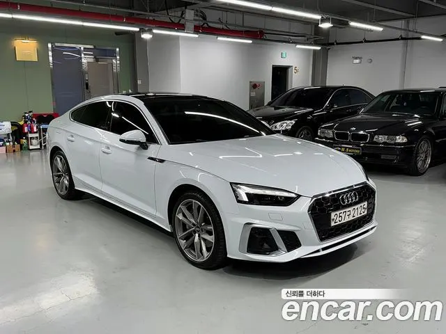 AUDI A5 2020 — 12 010 км, белый, Корея — под ключ — фото 3