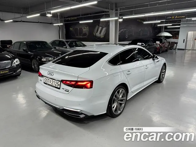 AUDI A5 2020 — 12 010 км, белый, Корея — под ключ — фото 6