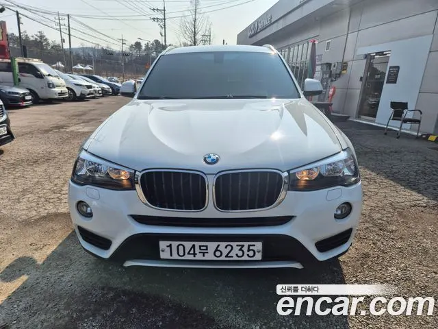 BMW X3 2016 — 94 380 км, белый, Корея — под ключ — фото 1