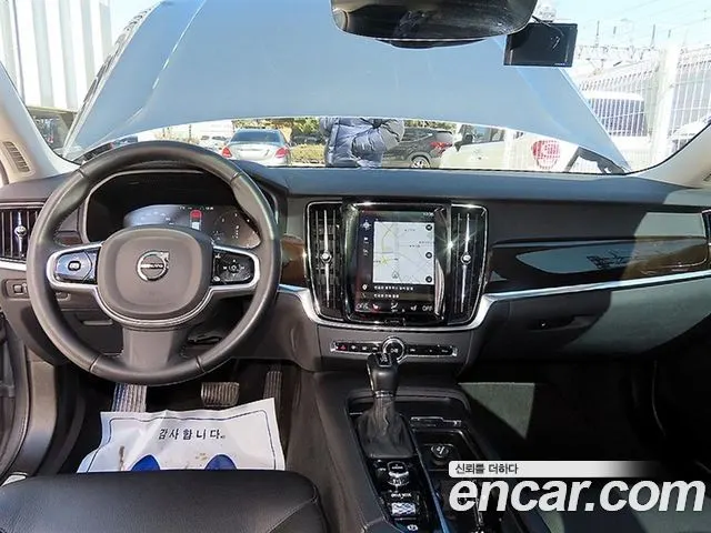 VOLVO S90 2017 — 140 544 км, серебристо-серый, Корея — под ключ — фото 6