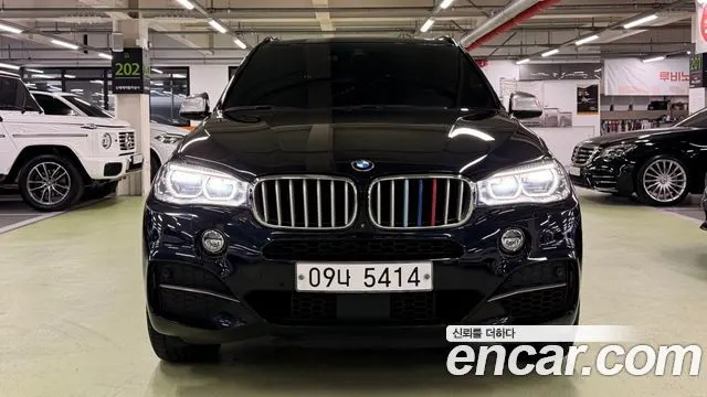 BMW X5 2016 — 142 348 км, чёрный, Корея — под ключ — фото 2