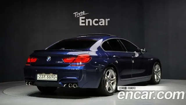 BMW 6 SERIES 2012 — 98 025 км, синий, Корея — под ключ — фото 2