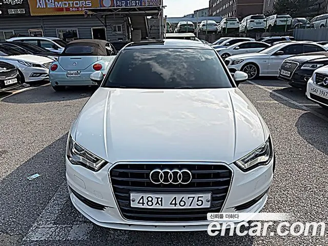 AUDI A3 2015 — 98 289 км, белый, Корея — под ключ — фото 3