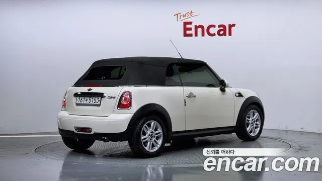 MINI COOPER CONVERTIBLE 2014 — 82 815 км, белый-перламутр, Корея — под ключ — фото 2