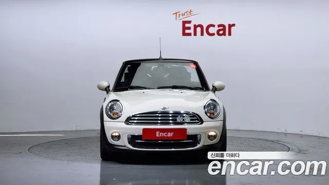 MINI COOPER CONVERTIBLE 2014 — 82 815 км, белый-перламутр, Корея — под ключ — фото 3