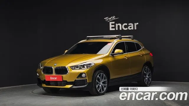 BMW X2 2019 — 45 328 км, жёлтый, Корея — под ключ — фото 1