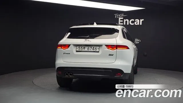 JAGUAR F-PACE 2018 — 144 739 км, белый, Корея — под ключ — фото 4